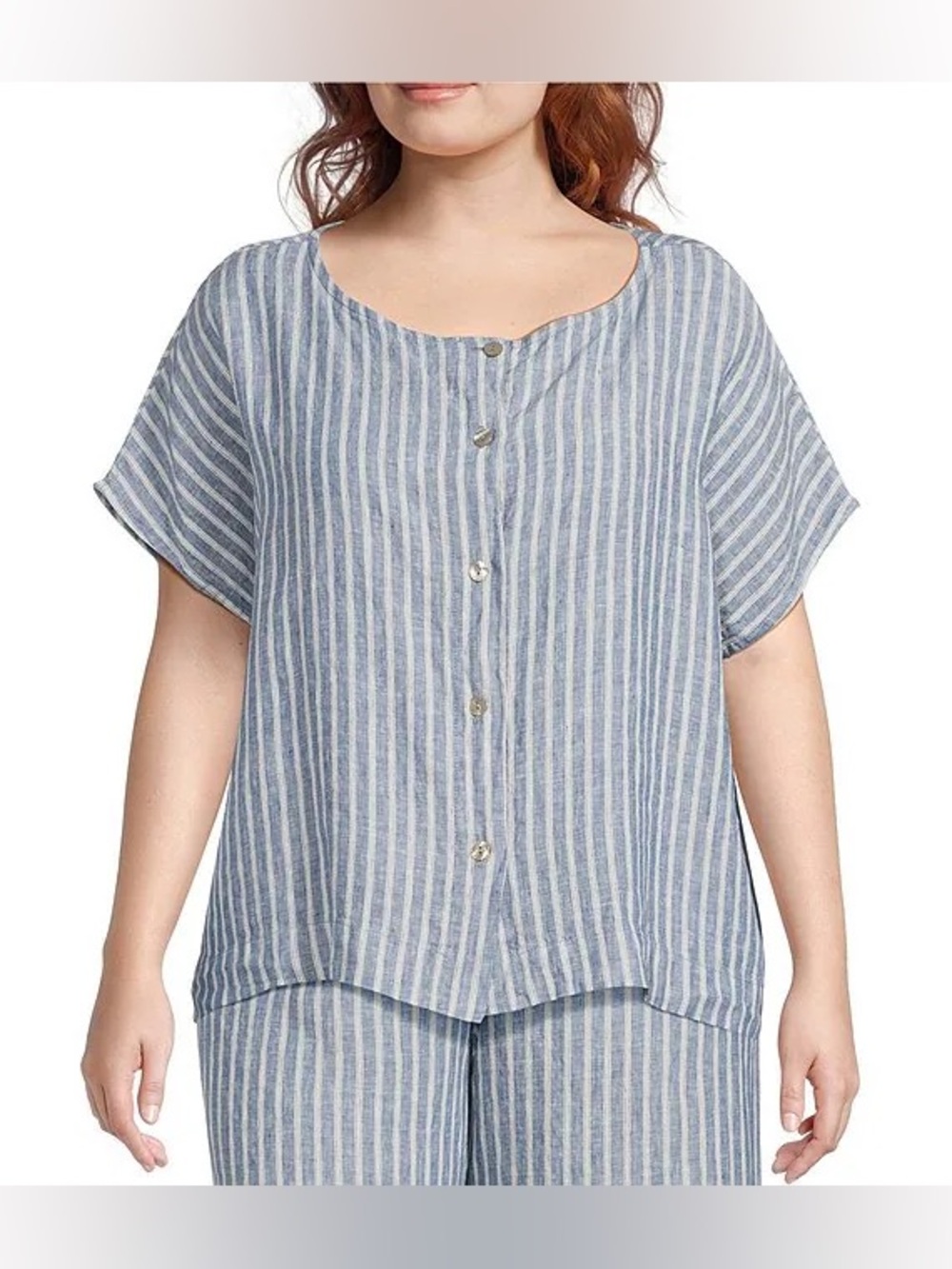 Bryn Walker – Bessie Shirt Stripe Linen
